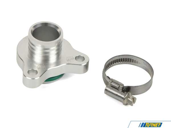 Vargas Turbo Technologies VTT N54 "Mickey Mouse" Cylinder Head Adapter W/ O-ring And Clamp (No Hose) VTT-N54-COOLANT9