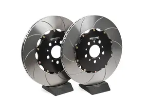 BMW G8X Two-Piece Slotted Rear Brake Rotors (370x24mm)