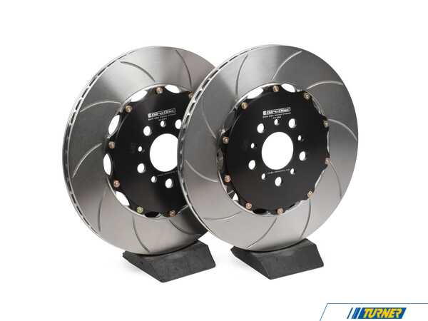 Girodisc BMW G8X Two-Piece Slotted Rear Brake Rotors (370x24mm) A2-282