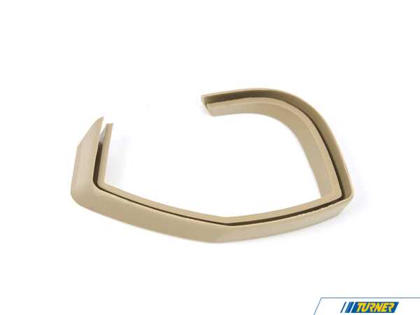 Genuine BMW Genuine BMW Intermediate Ring, Exterior Left Beige - 51437056393 - E85 51437056393