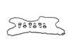Genuine BMW GASKET SET, CYLINDER HEAD CO 11128590172 View 1