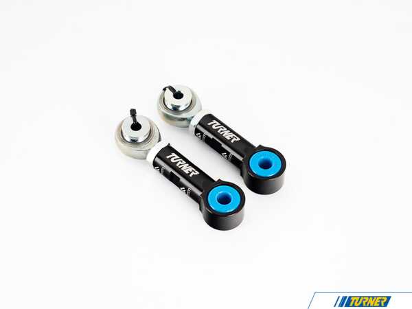 Turner Motorsport Adjustable Rear Sway Bar End Links - OEM Sway Bar - E30 E36 E24 E28 044910LA01KT