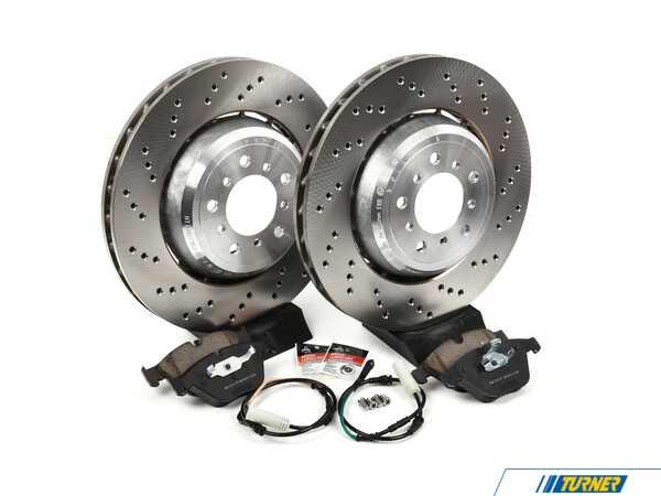 Packaged by Turner Front Brake Service Kit - BMW E82 1 M, E9X M3 E9XM3FBSKT