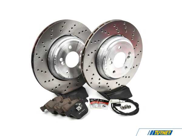 Packaged by Turner Rear Brake Service Kit - BMW E82 1 M, E9X M3 E9XM3RBSKT
