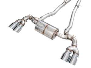 AWE Touring Edition Catback Exhaust For BMW G90/G99 M5 - Chrome Silver Tips