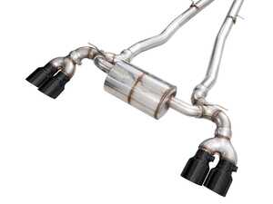 AWE Touring Edition Catback Exhaust For BMW G90/G99 M5 - Diamond Black Tips