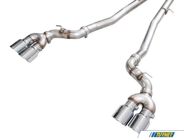 AWE AWE Track Edition Catback Exhaust For BMW G90/G99 M5 - Chrome Silver Tips 3020-42790