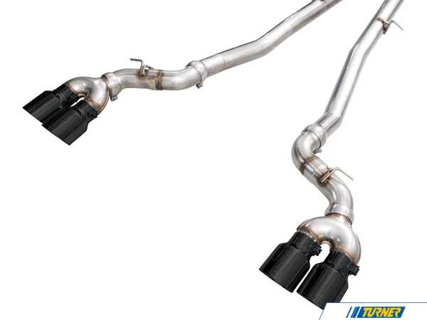 AWE AWE Track Edition Catback Exhaust For BMW G90/G99 M5 - Diamond Black Tips 3020-43790