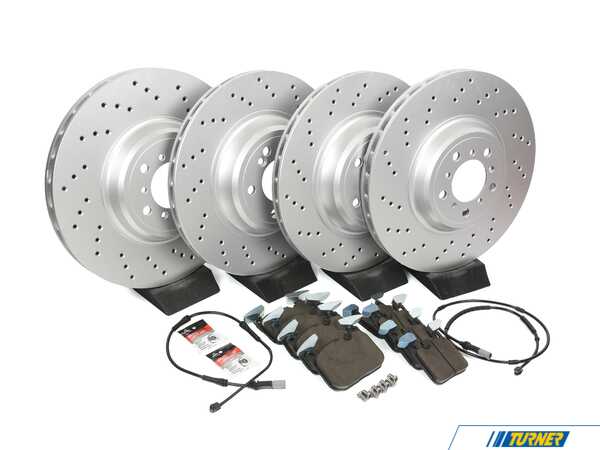 Packaged by Turner BMW F8X M2 M3 M4 Front And Rear Performance Brake Service Kit 342122848111KT