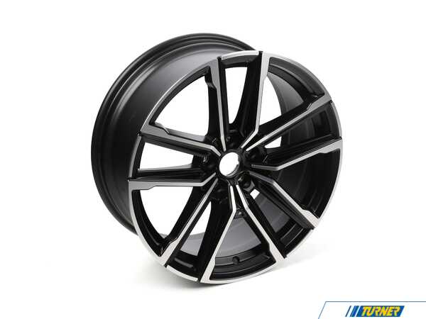 Genuine BMW DISC WHEEL, LT.ALLOY, JET BL 36118747000