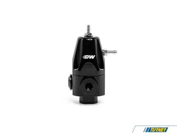 DeatschWerks DeatschWerks DWR1000 Adjustable Fuel Pressure Regulator - Black dwk6-1000-FRB