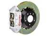 Brembo 06-12 325i, 328i (Excluding xDrive) (E90, E92), Rear, Slotted, Silver, 4 Piston, 345x28 2-Piece 2P2.8010A3 View 1