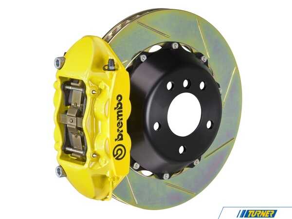 Brembo 08-13 M3 (E90, E92, E93), Rear, Slotted, Yellow, 4 Piston, 345x28 2-Piece 2P2.8033A5