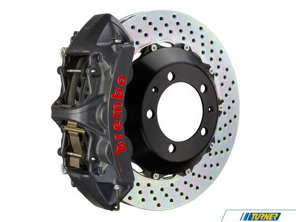 Brembo Brembo GT-S Drilled 6-Piston Cast Monobloc Calipers | 355x32mm (14'') 1M1.8008AS