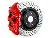 Brembo Brembo Big Brake Kit - Rear - 380x28mm - Red Calipers - Cross Drilled Rotors 2S1.9001A2 View 1