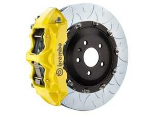 G20 Front Brembo Big Brake GT 6 Piston Cast Monoblock 380x34 TY3 Rotor Yellow Caliper
