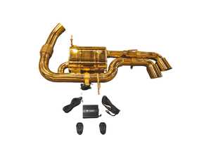 Valvetronic Valved Sport Cat-Back Exhaust System - Gold Tips - BMW i8