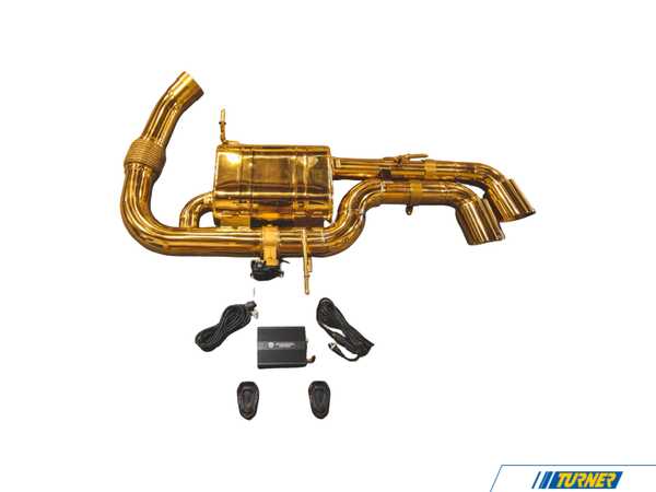 Valvetronic Designs Valvetronic Valved Sport Cat-Back Exhaust System - Gold Tips - BMW i8 i8VSESAG