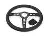 MOMO MOMO Racing Prototipo 6C Steering Wheel - Black Leather Grip With Carbon Spokes PR035BK1C View 4