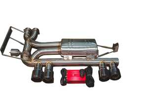 Valvetronic Designs Valved Sport Axle-Back Exhaust - Stainless - BMW E46 M3