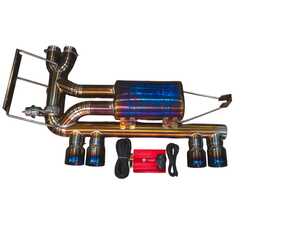 Valvetronic Designs Valved Sport Axle-Back Exhaust - Titanium - BMW E46 M3