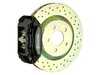 Brembo 87-91 M3 (E30), Front, Drilled, Black, 4 Piston, 330x28 1-Piece 1A4.6003A1 View 1