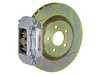 Brembo 87-91 M3 (E30), Front, Slotted, Silver, 4 Piston, 330x28 1-Piece 1A5.6003A3 View 1