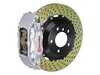 Brembo 95-99 M3 (E36), 98-02 Z3 M-Coupe/Roadster, Front, Drilled, Silver, 4 Piston, 332x32 2-Piece 1B1.7004A3 View 1