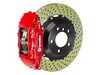 Brembo 01-06 M3 (E46), 06-08 Z4 M-Coupe/Roadster (E85, E86), Front, Drilled, Red, 4 Piston, 355x32 2-Piece 1B1.8015A2 View 1