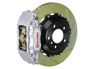 97-03 5-Series (E39), 00-03 M5 (E39), Front, Slotted, Silver, 4 Piston, 355x32 2-Piece