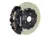 Brembo 04-10 5-Series (Excluding xDrive, M5) (E60), 04-11 6-Series (Excluding M6) (E63, E64), Front, Drilled, Black, 8 Piston, 380x34 2-Piece 1G1.9018A1 View 1
