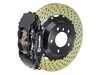 Brembo 06-12 325i, 328i (Excluding xDrive) (E90, E92), 06-12 325i, 328i (Excluding xDrive) (E91, E93), 06-06 330i (Excluding xDrive) (E90), Front, Drilled, Black, 4 Piston, 355x32 2-Piece 1H1.8001A1 View 1