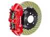 Brembo 99-05 330i/Ci (Excluding xDrive) (E46), Front, Drilled, Red, 6 Piston, 355x32 2-Piece 1M1.8020A2 View 1