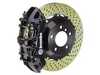 Brembo 06-12 325i, 328i (Excluding xDrive) (E90, E92), 06-12 325i, 328i (Excluding xDrive) (E91, E93), 06-06 330i (Excluding xDrive) (E90), 07-12 335i (Excluding xDrive) (E90, E92, E93), Front, Drilled, Black, 6 Piston, 380x32 2-Piece 1M1.9014A1 View 1