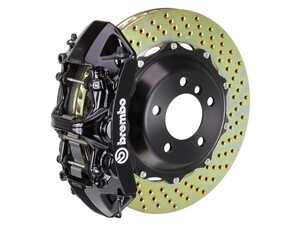 09+ Z4 sDrive 28i, 30i, 35i, 35is (E89), Front, Drilled, Black, 6 Piston, 380x32 2-Piece
