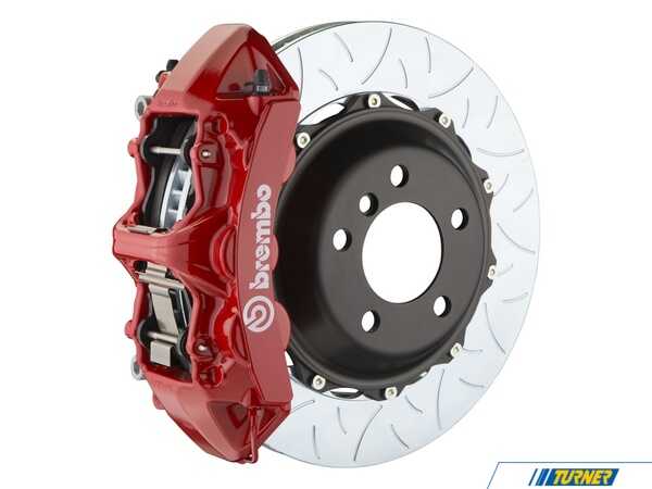 Brembo 01-06 M3 (E46), 06-08 Z4 M-Coupe/Roadster (E85, E86), Front, Slotted Type-3, Red, 380x32 2-Piece 1M3.9001A2