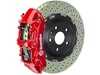 Brembo 11+ 528i, xDrive (F10, F11), 11+ 535i, xDrive (F10, F11), Front, Drilled, Red, 6 Piston, 365x34 2-Piece 1N1.8509A2 View 1