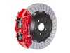 Brembo 10+ 550i, xDrive Gran Turismo (F07), 09+ 7-Series (F01, F02, F04), Front, Drilled, Red, 6 Piston, 405x34 2-Piece 1N1.9516A2 View 1