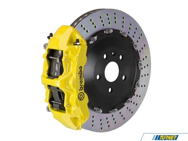 Brembo 15+ M3 (F80), 15+ M4 (F82), Front, Drilled, Yellow, 6 Piston, 405x34 2-Piece 1N1.9531A5