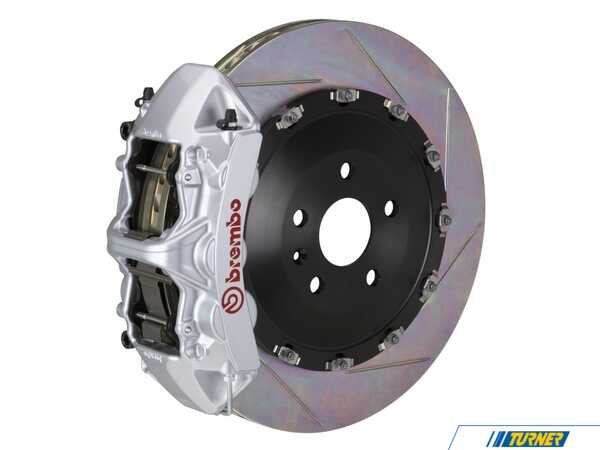 Brembo 06-10 M5 (E60), 06-10 M6 (E63, E64), Front, Slotted, Silver, 6 Piston, 405x34 2-Piece 1N2.9504A3