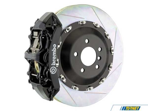 Brembo 10+ 550i, xDrive Gran Turismo (F07), 09+ 7-Series (F01, F02, F04), Front, Slotted, Black, 6 Piston, 405x34 2-Piece 1N2.9516A1