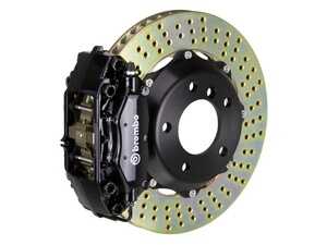 98-02 Z3 M-Coupe/Roadster, Rear, Drilled, Black, 4 Piston, 328x28 2-Piece