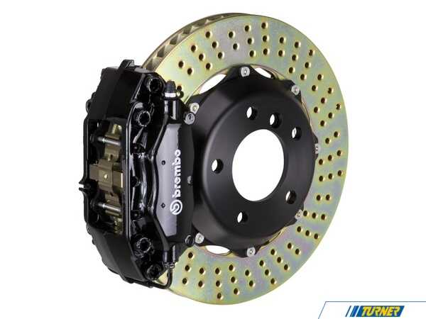Brembo 98-02 Z3 M-Coupe/Roadster, Rear, Drilled, Black, 4 Piston, 328x28 2-Piece 2C1.6005A1