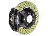 Brembo 01-06 M3 (E46), Rear, Drilled, Black, 4 Piston, 345x28 2-Piece 2C1.8001A1 View 1