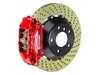 Brembo 99-05 330i/Ci (Excluding xDrive) (E46), Rear, Drilled, Red, 4 Piston, 345x28 2-Piece 2C1.8013A2 View 1