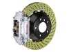 Brembo 06-12 325i, 328i (Excluding xDrive) (E90, E92), Rear, Drilled, Silver, 4 Piston, 345x28 2-Piece 2C1.8025A3 View 1