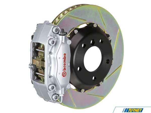Brembo 95-99 M3 (E36), Rear, Slotted, Silver, 4 Piston, 328x28 2-Piece 2C2.6002A3