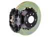 Brembo 01-06 M3 (E46), Rear, Slotted, Black, 4 Piston, 345x28 2-Piece 2C2.8001A1 View 1
