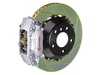 Brembo 01-06 M3 (E46), Rear, Slotted, Silver, 4 Piston, 345x28 2-Piece 2C2.8001A3 View 1