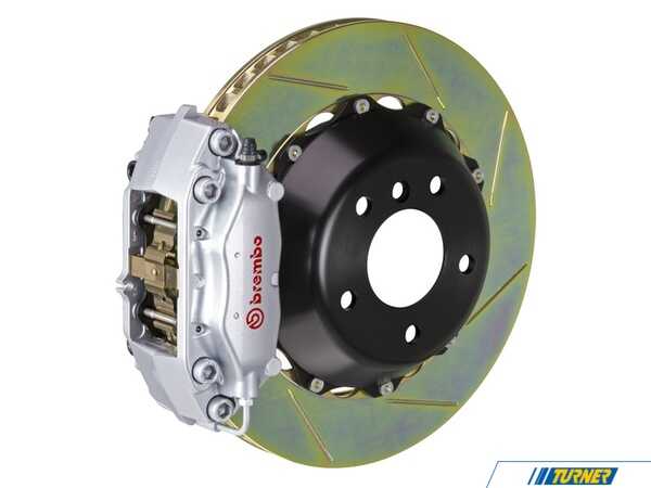 Brembo 06-08 Z4 M-Coupe/Roadster (E85, E86), Rear, Slotted, Silver, 4 Piston, 345x28 2-Piece 2C2.8026A3